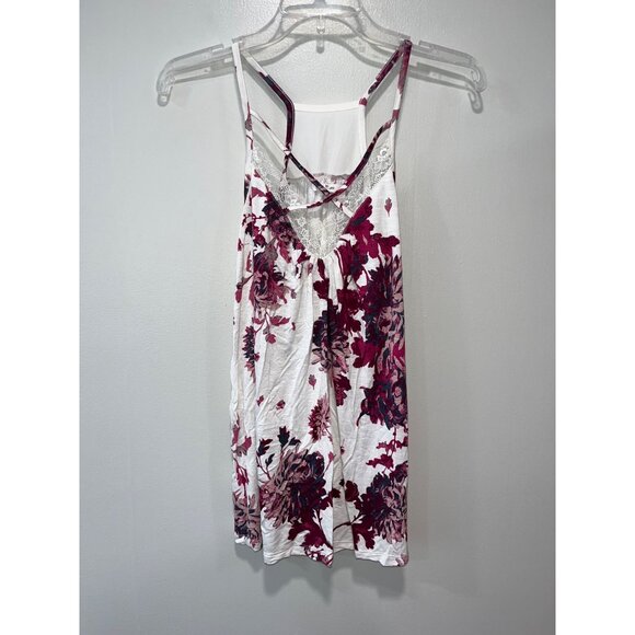 Maurices Womens Floral‎ Print Strappy Tank Top Medium - Picture 1 of 7